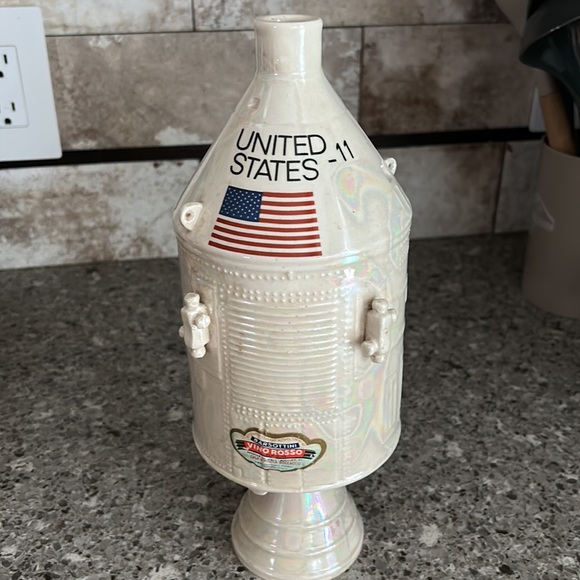 Rare Vintage NASA APOLLO 11Space Ship BARSOTTINIBANFI VINO ROSSO WINEDECANTER
